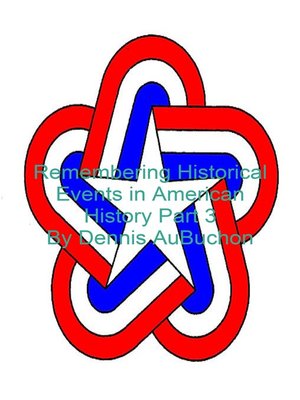 cover image of Remembering Historical Events in American History Part 3